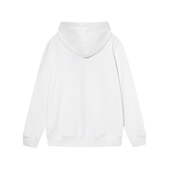 Stone Island White Hoodie with Black Accents - Picture 2 of 2